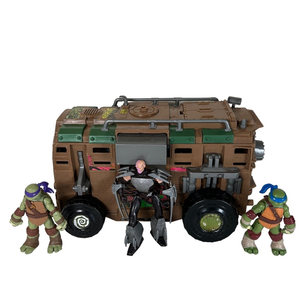 2012 Teenage Mutant Ninja Turtles Shellraiser Donatello, Super Shredder Leonardo